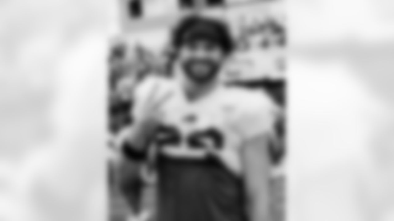 Dawson Knox (88). Film photos from the Buffalo Bills 2022 Training Camp at St. John Fisher. Photo by Will Cornfield