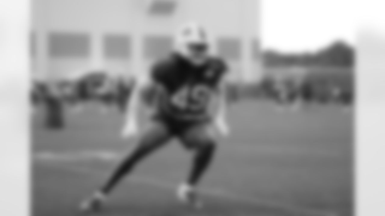 Tremaine Edmunds (49). Buffalo Bills Training Camp at One Bills Drive, August 22, 2022. Photo by Ben Green