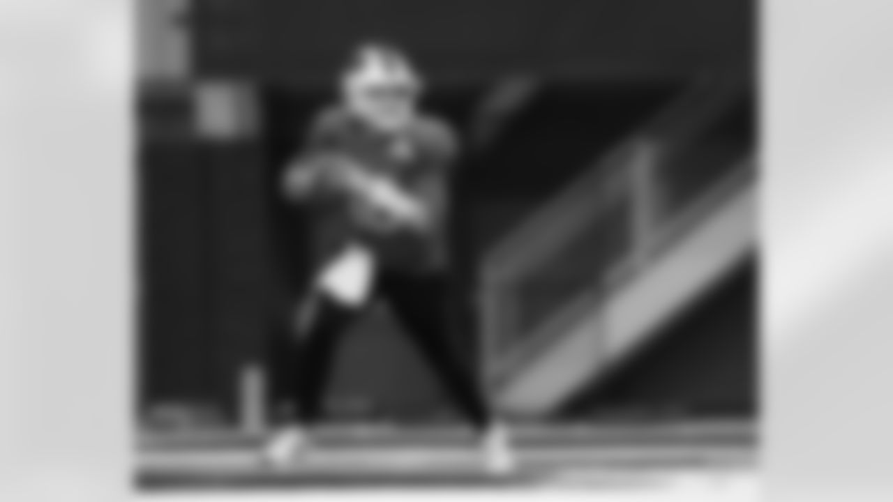 Case Keenum (18). Buffalo Bills Week 11 practice, November 16, 2022 at One Bills Drive.