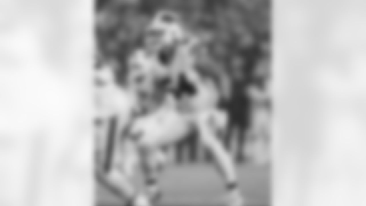 A.J. Klein, LB – Klein totaled a season-high nine tackles against Kansas City in his first start of the 2021 season. Photo by Craig Melvin