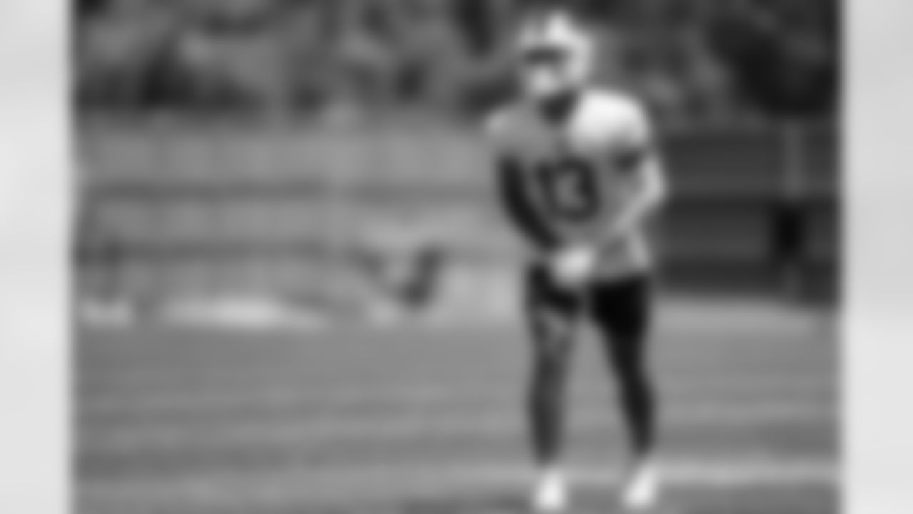 Gabriel Davis (13) during Day One of Buffalo Bills Mandatory Minicamp, on June 14, 2022. Photo by Ben Green