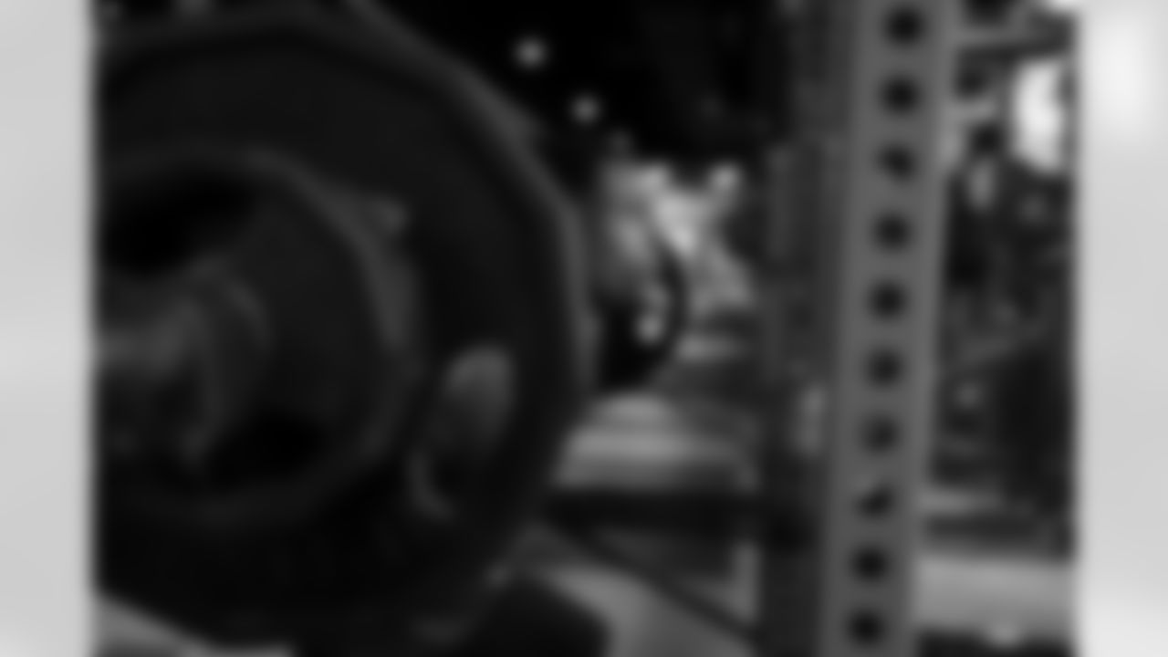 The Buffalo Bills workout at One Bills Drive, April 25, 2023 in Orchard Park, NY.