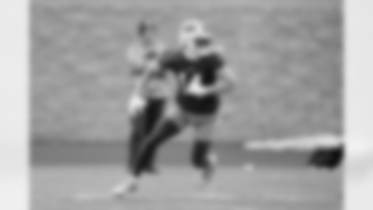 Stefon Diggs (14). Buffalo Bills Week 15 practice, December 16, 2021. Photo by James Acton