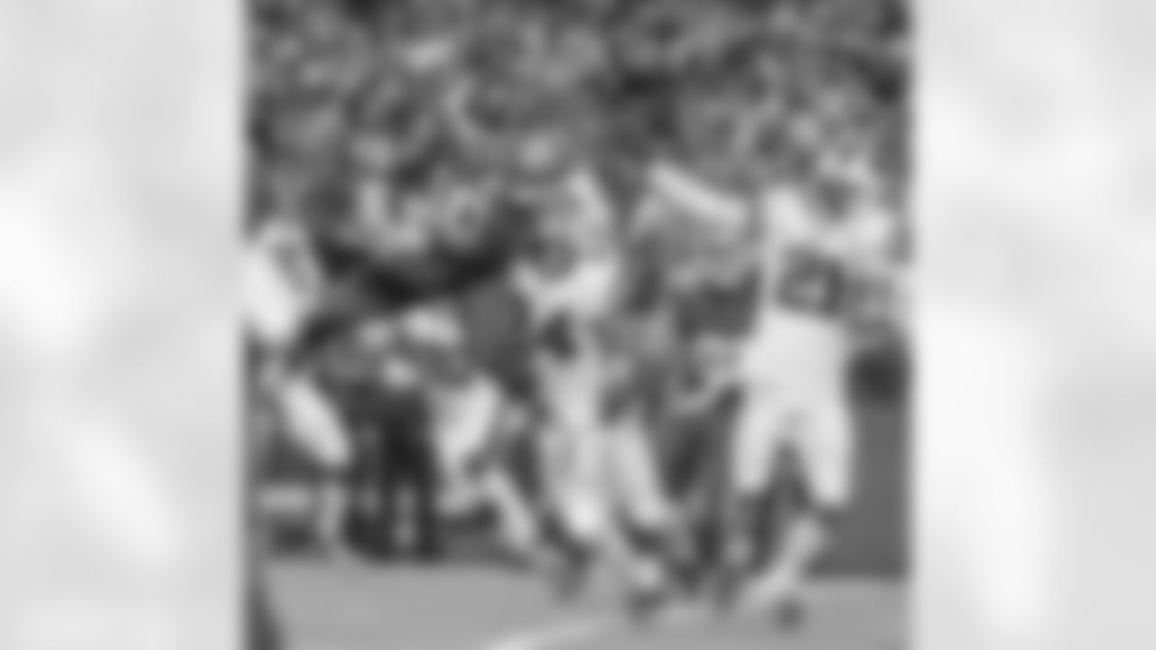 Taron Johnson, CB – Johnson posted a career-high 12 tackles and one pass defense in Week 5's win against Kansas City. He ties for the team-lead with five passes defensed. Photo by Craig Melvin