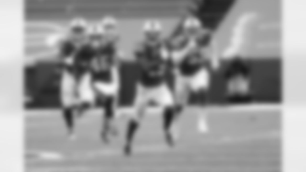 Isaiah McKenzie (19) punt return for touchdown. Buffalo Bills vs Miami Dolphins, January 3, 2021 at Bills Stadium.
Photo by Bill Wippert