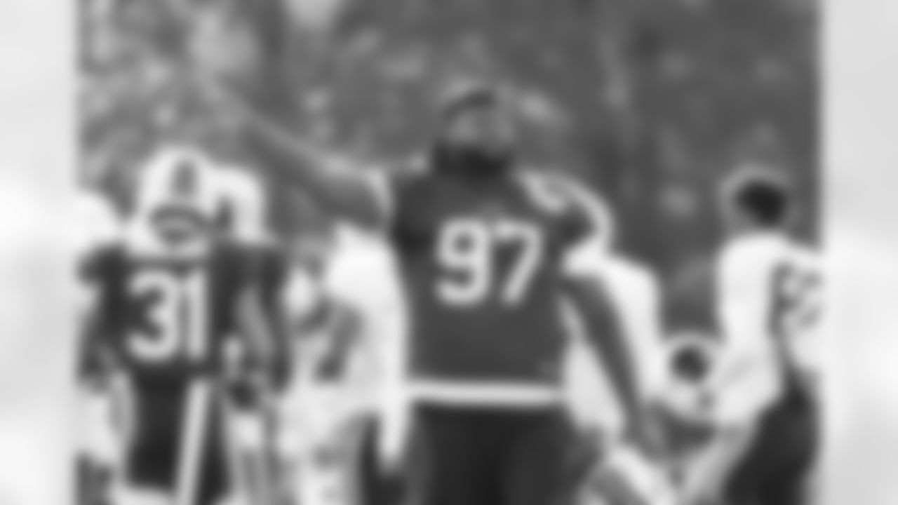 Jordan Phillips (97). Buffalo Bills Training Camp at St. John Fisher University, August 9, 2023.