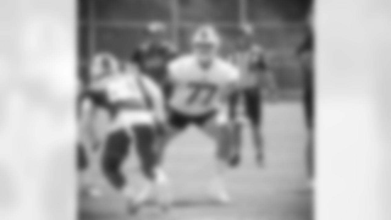 David Quessenberry (77). Buffalo Bills Minicamp, June 14, 2022. Photo by Bill Wippert