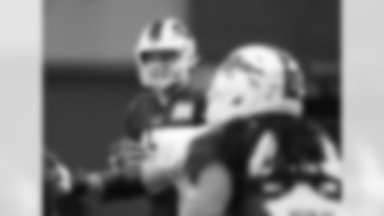 Josh Allen (17). Buffalo Bills Week 13 practice, December 2, 2020.
Photo by Bill Wippert