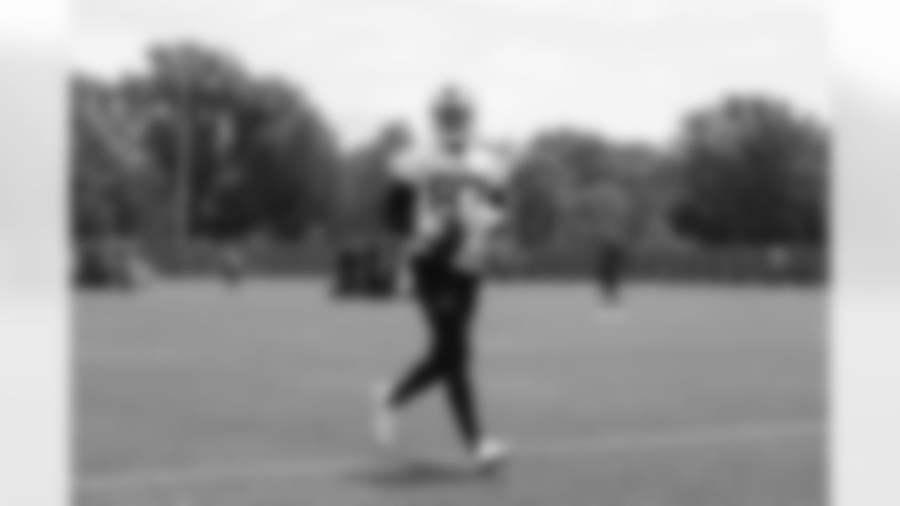 Tanner Gentry (87). Week Three of Buffalo Bills OTA's on June 6, 2022. Photo by Ben Green