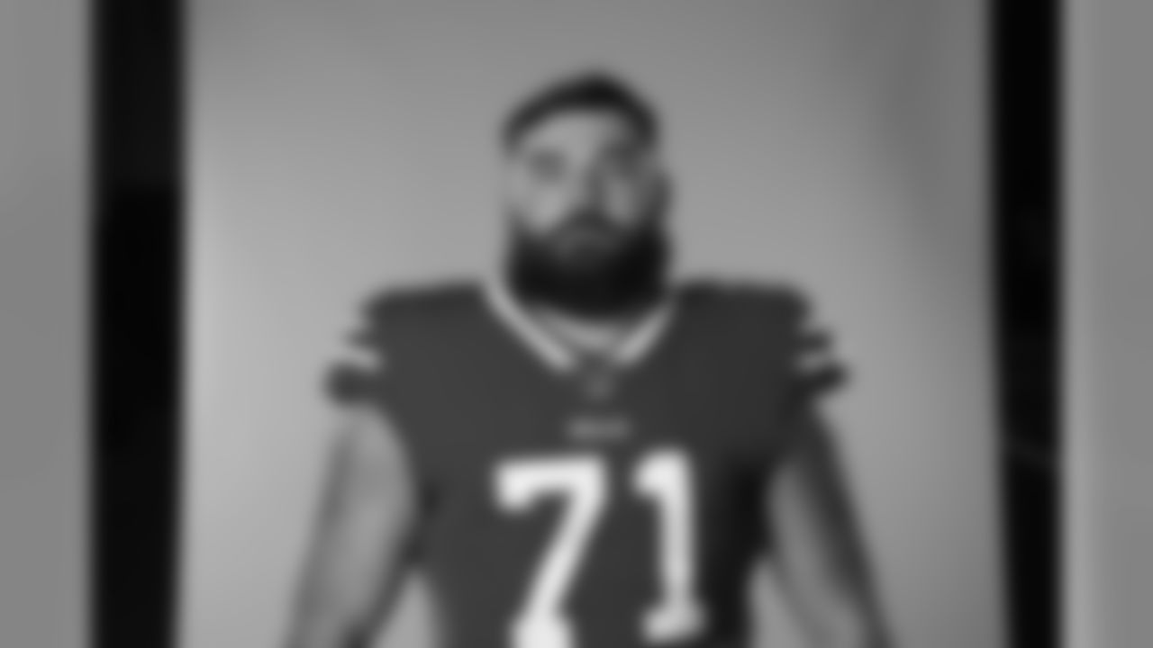Ryan Bates. Buffalo Bills Media Day, August 1, 2020.
Photo by Bill Wippert