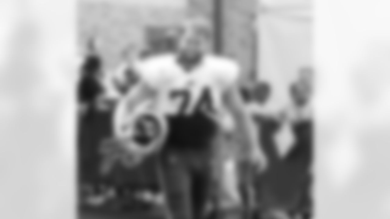 Ryan Van Demark (74). Buffalo Bills Training Camp at St. John Fisher University, August 1, 2023.