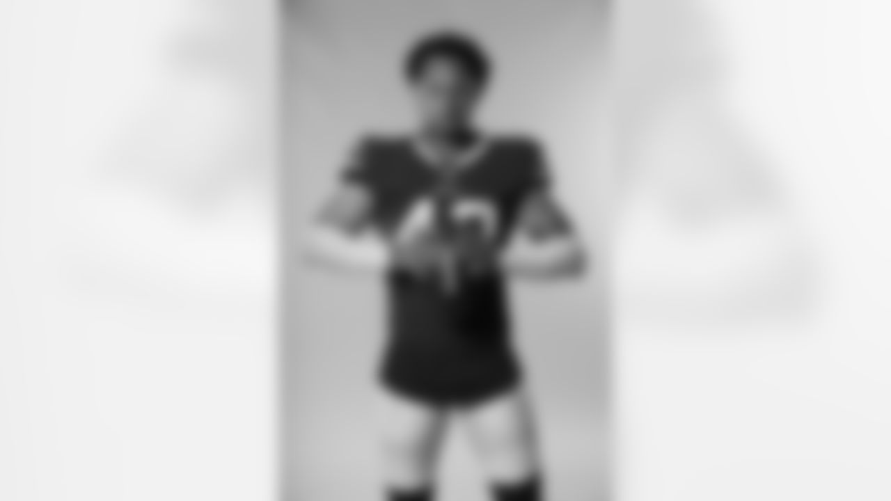 Terrel Bernard (43) at Buffalo Bills Media Day, June 12, 2023.