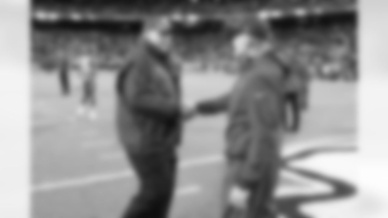 Andy Reid and Sean McDermott. Buffalo Bills vs Kansas City Chiefs at GEHA Field at Arrowhead Stadium, October 10, 2021. Photo by Bill Wippert