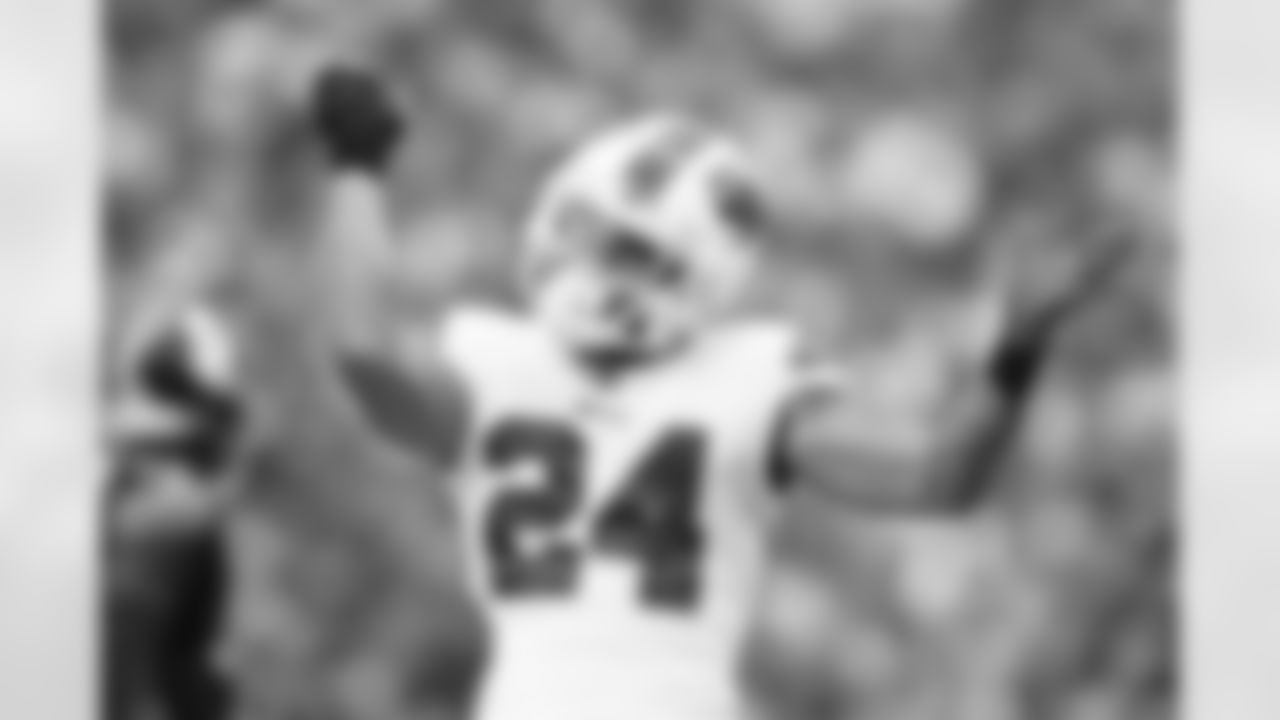 Taron Johnson (24). Buffalo Bills vs Pittsburgh Steelers at Highmark Stadium, September 12, 2021. Photo by Ben Green