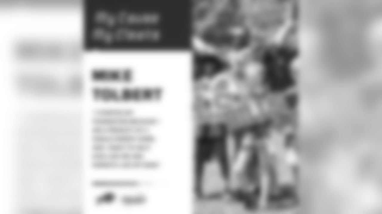 FB Mike Tolbert (35) -Single Parents and Developing Education- Tolbert Family Spade Foundation