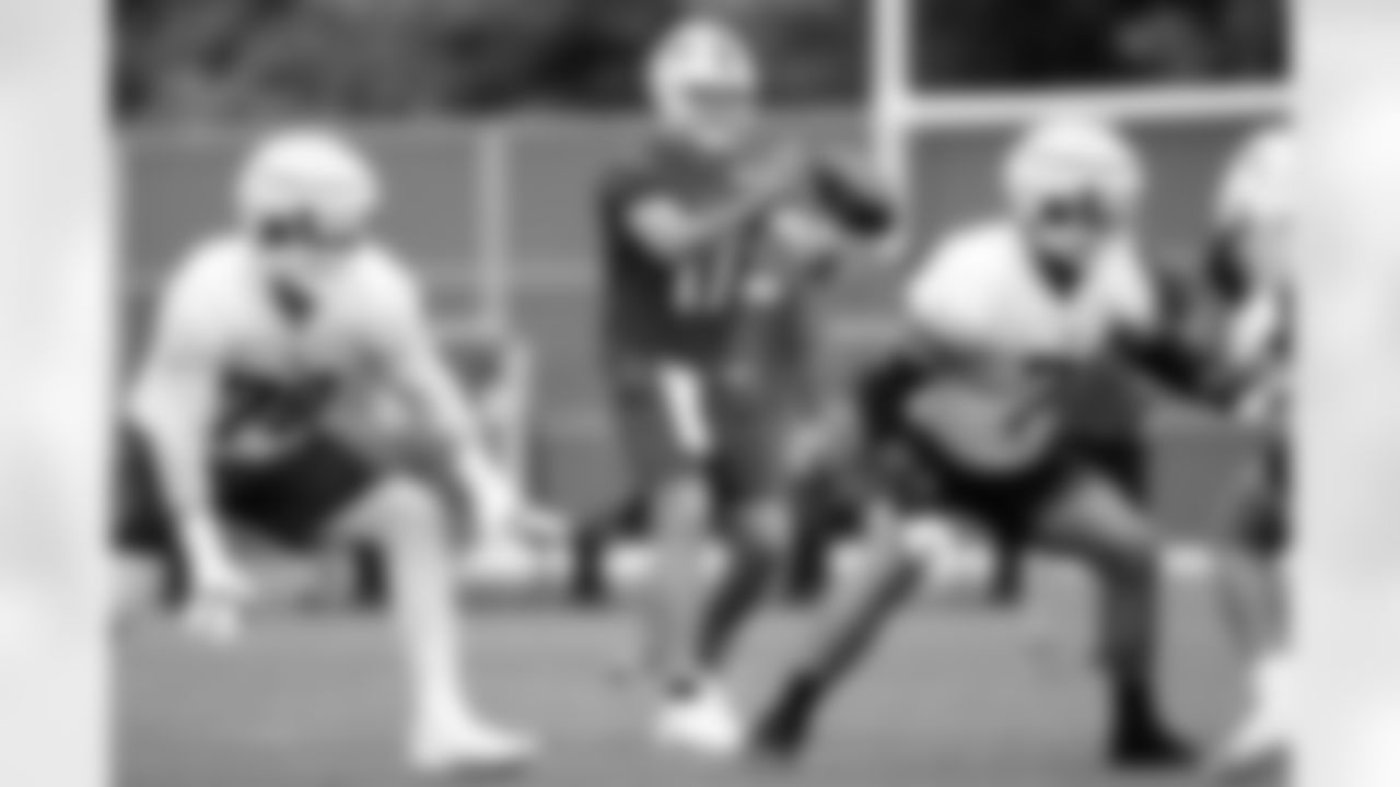 Josh Allen (17). Buffalo Bills Training Camp at One Bills Drive, August 22, 2022. Photo by Ben Green