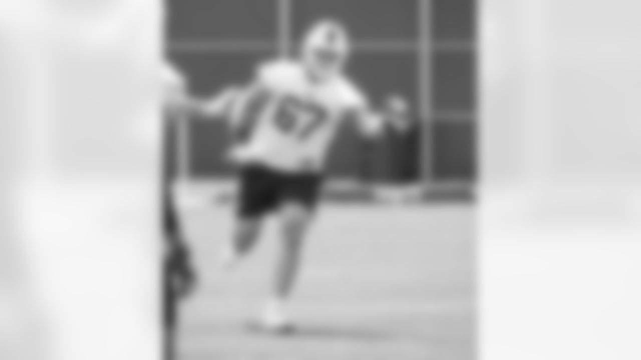Luke Tenuta (67). Week Two of Buffalo Bills OTA's, May 31, 2022. Photo by Bill Wippert