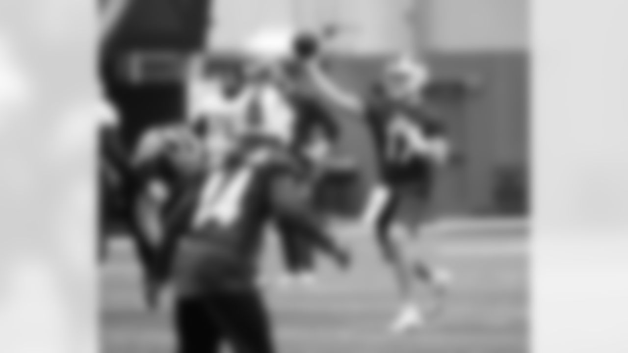 Josh Allen (17). Buffalo Bills Divisional Playoff Week practice, January 19, 2022. Photo by Bill Wippert