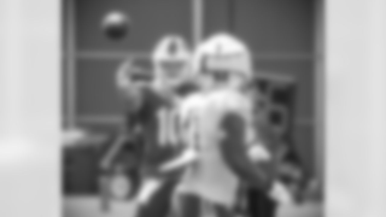 Mitchell Trubisky (10). Buffalo Bills Training Camp. August 24, 2021. Photo by Bill Wippert