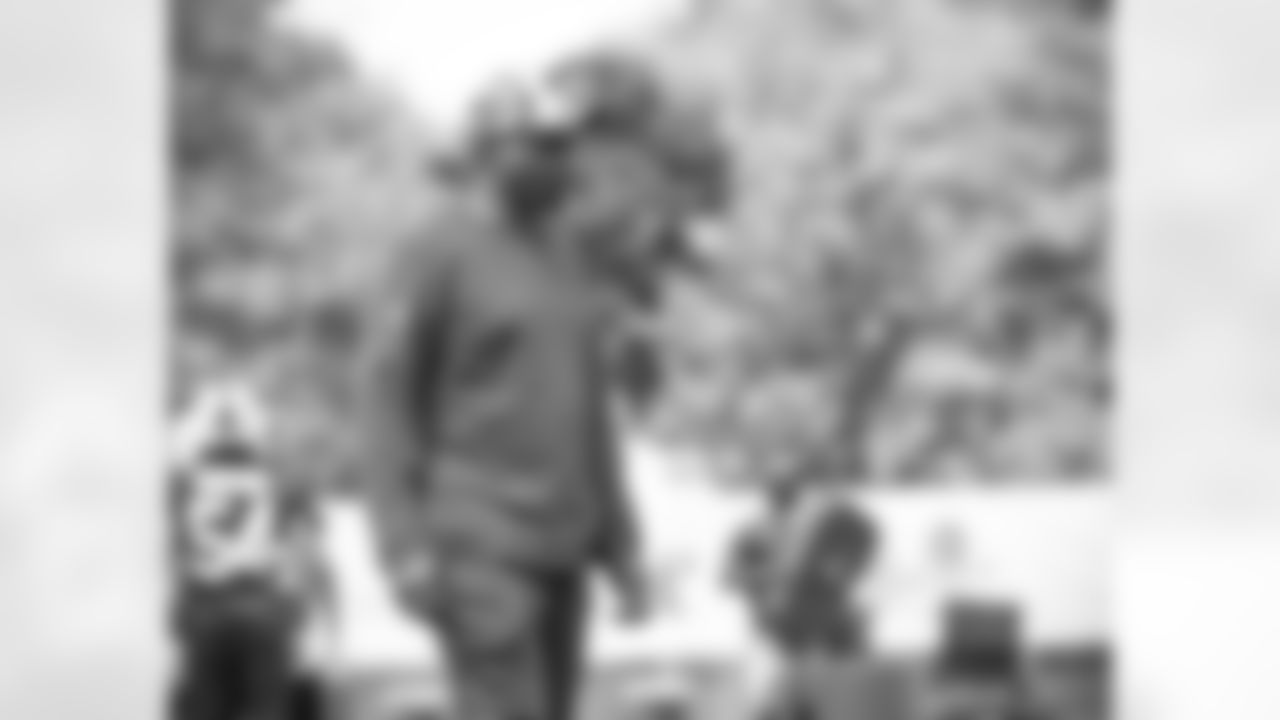 Leslie Frazier. Week One of Buffalo Bills OTA's, May 24, 2022. Photo by Bill Wippert