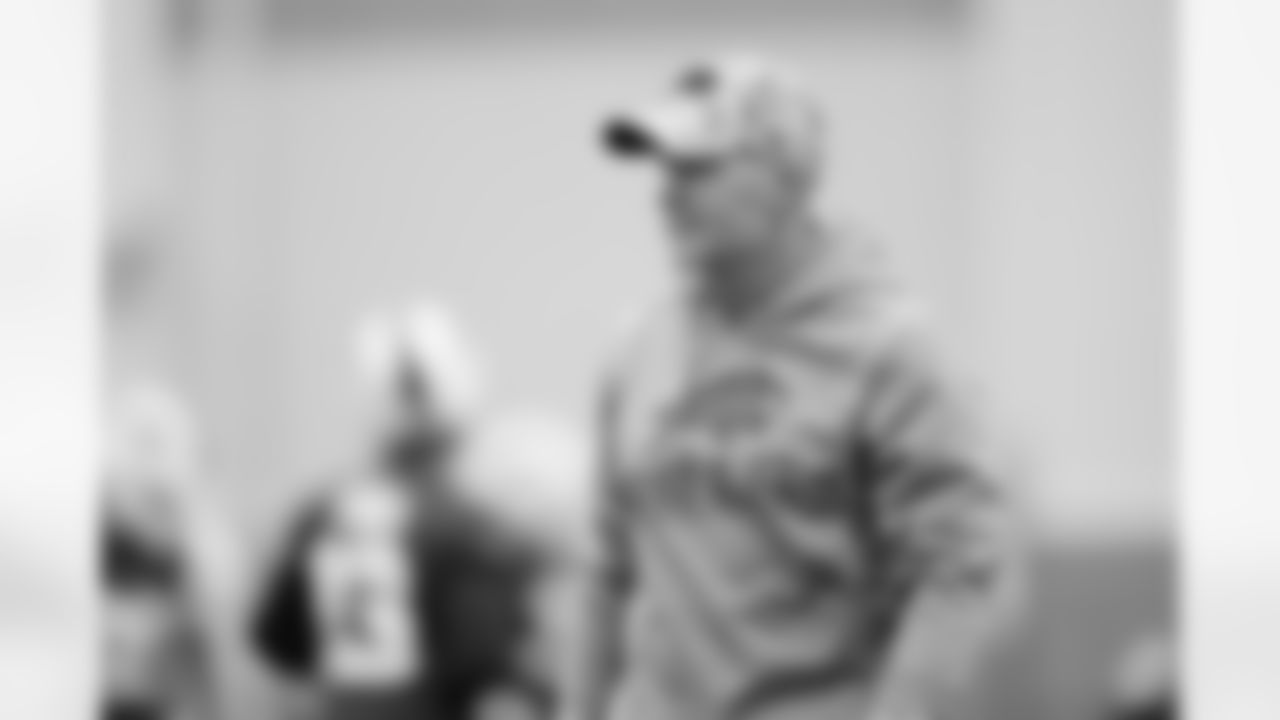 Sean McDermott. Buffalo Bills Week 15 practice, December 16, 2021. Photo by James Acton