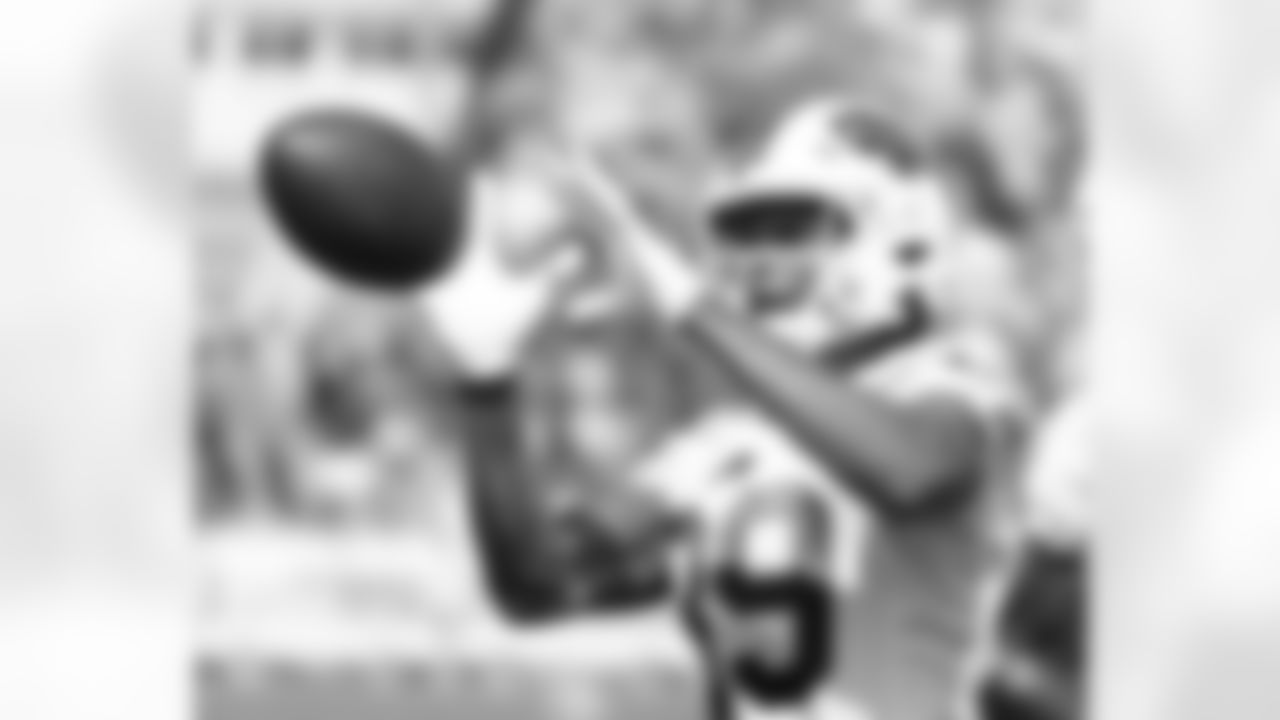 Bryan Thompson (89). Buffalo Bills Training Camp at St. John Fisher University, July 28, 2023.