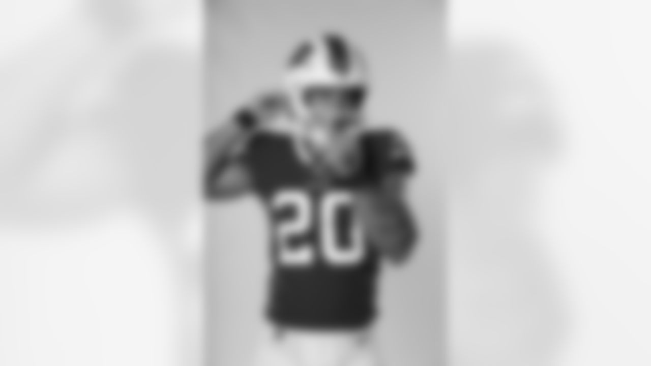 Taylor Rapp (20) at Buffalo Bills Media Day, June 12, 2023.
