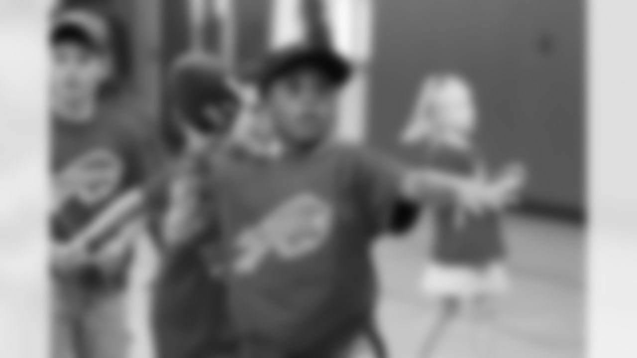 The Buffalo Bills host a Play 60 event at South Buffalo Charter School, June 7, 2023.
