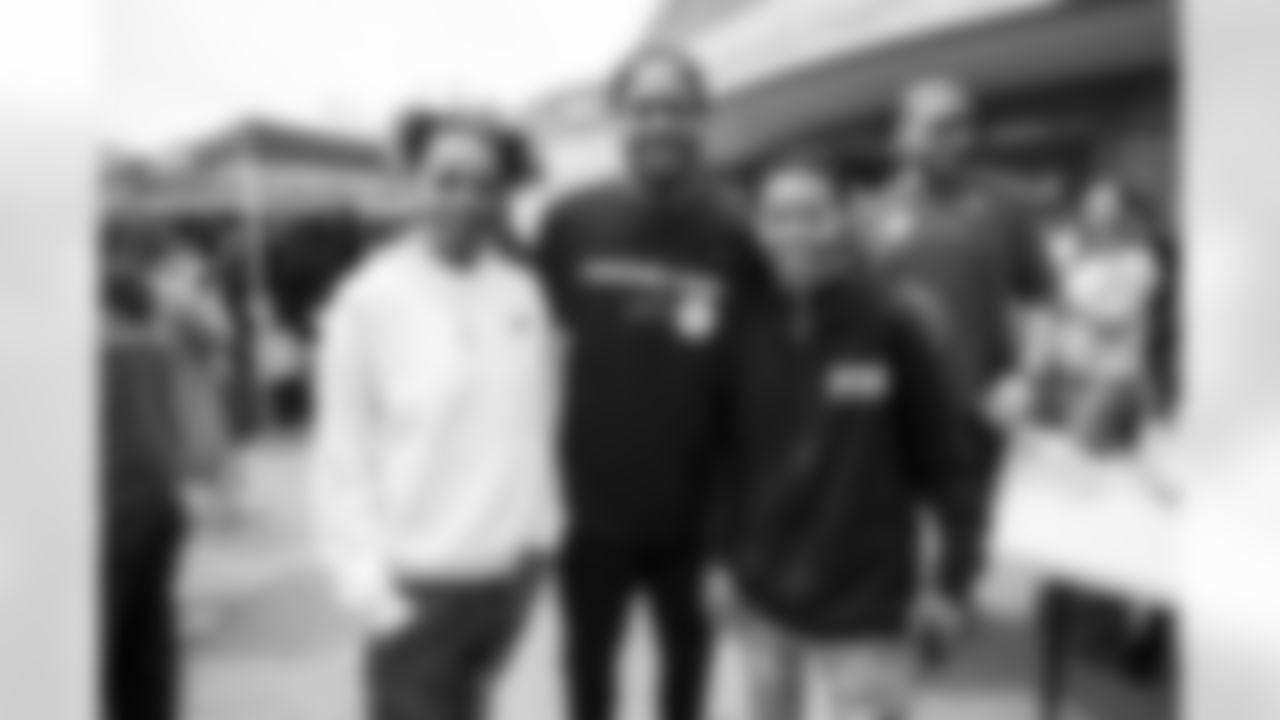 Stefon Diggs (14). Players and staff from the Buffalo Bills, Bandits, and Sabres handed out food to the community in partnership with World Central Kitchen and chef Darian Bryan on May 18, 2022. Photo by Ben Green