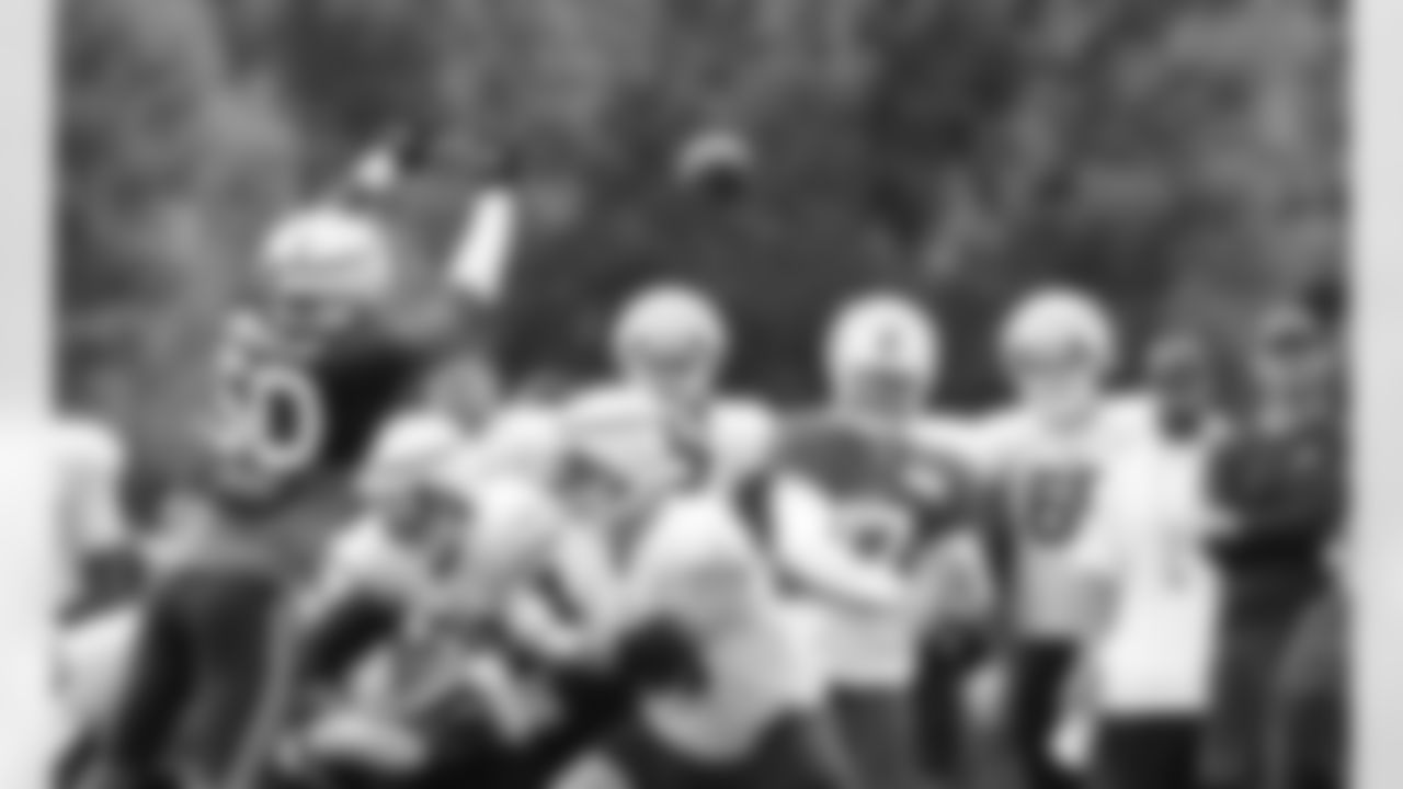 Greg Rousseau (50), Josh Allen (17). Buffalo Bills Training Camp at St. John Fisher University, August 1, 2023.