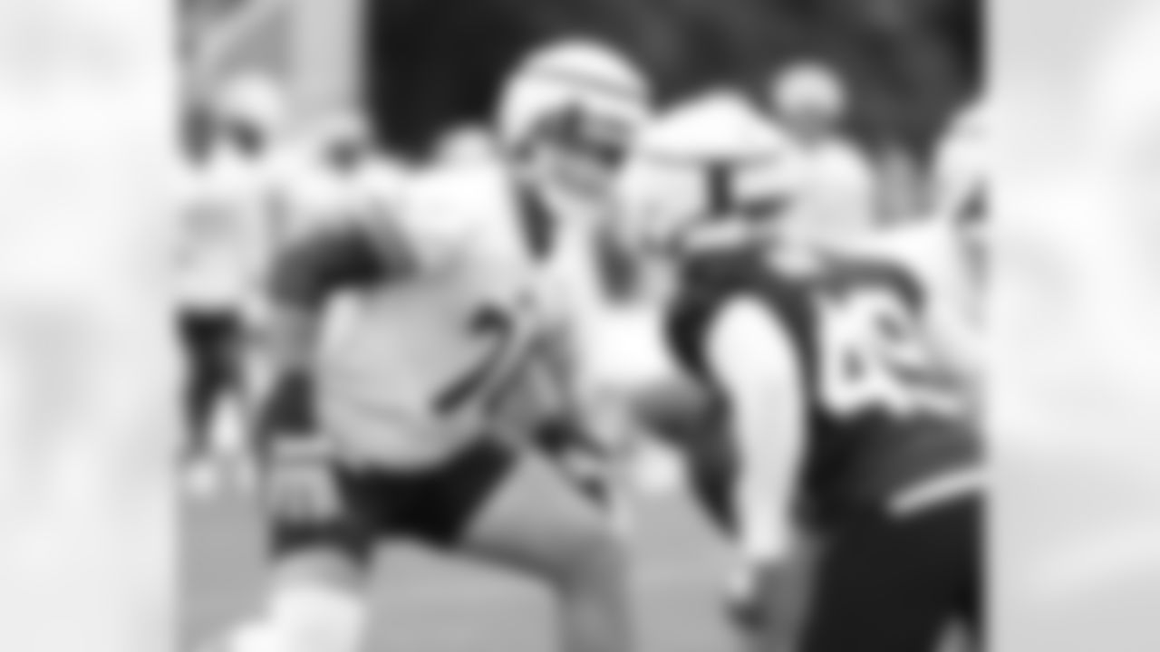Ryan Van Demark (74). Buffalo Bills Training Camp at St. John Fisher University, July 27, 2023.