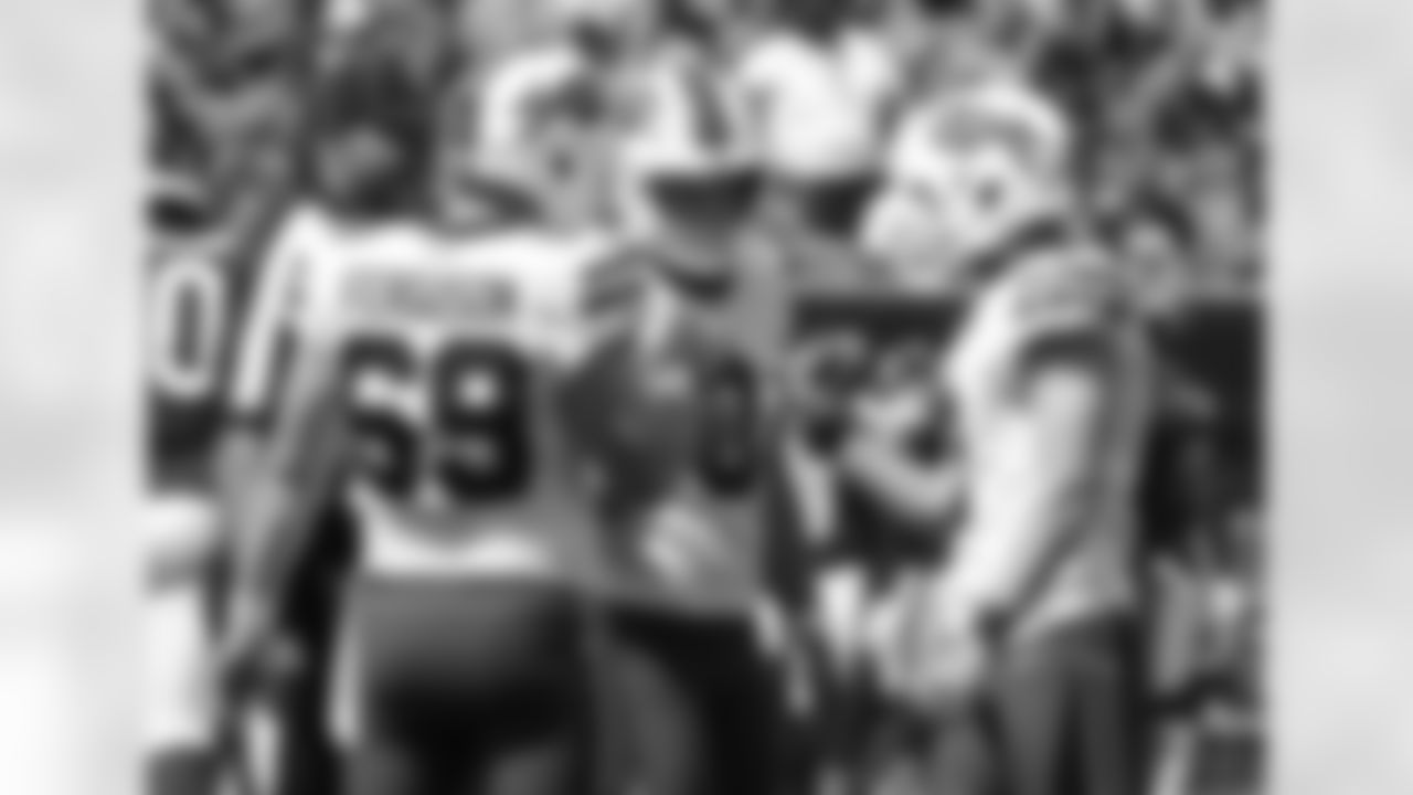 Reid Ferguson (69), Matt Haack (3), and Tyler Bass (2) Buffalo Bills vs Chicago Bears, Preseason Week 2, August 21, 2021 at Soldier Field.
Photo by Bill Wippert