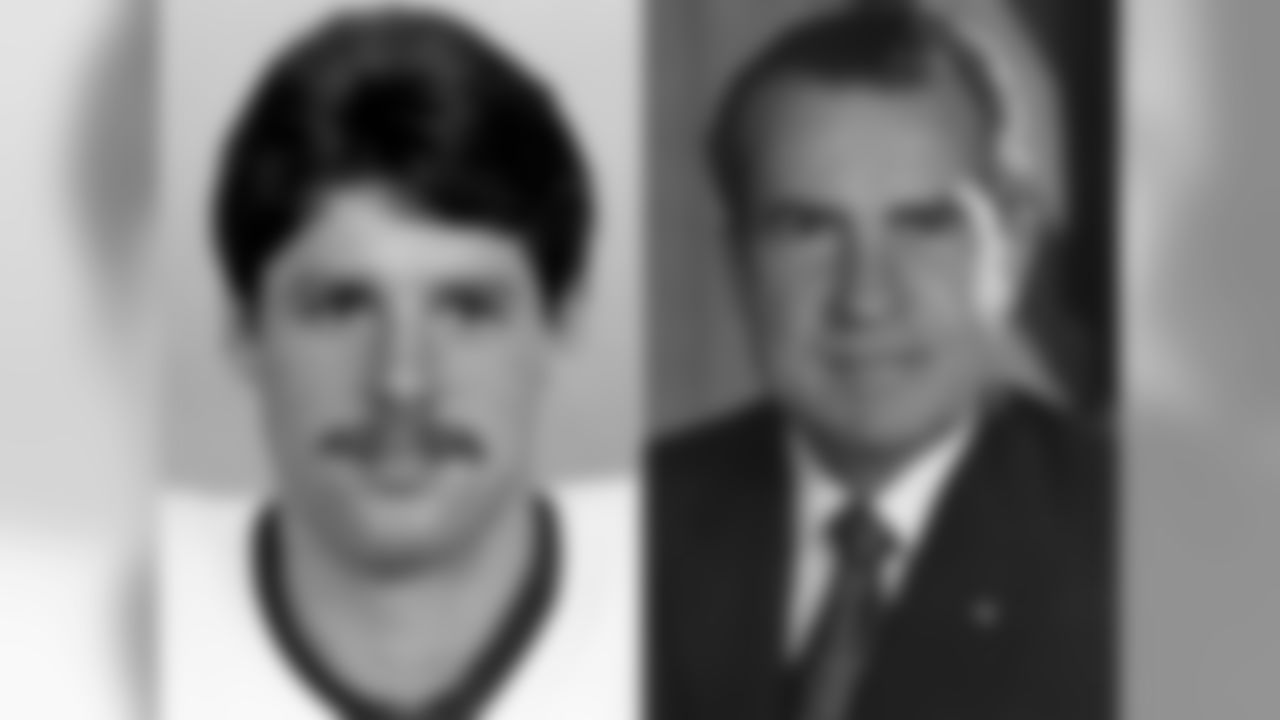 As a young DB, Jeff Nixon had six interceptions to lead his team. Young Congressman Richard Nixon made a splash on Capitol Hill on the House Un-American Activities Committee. Unlike President Nixon, Jeff Nixon did not resign in disgrace, he retired after a knee injury in 1984.