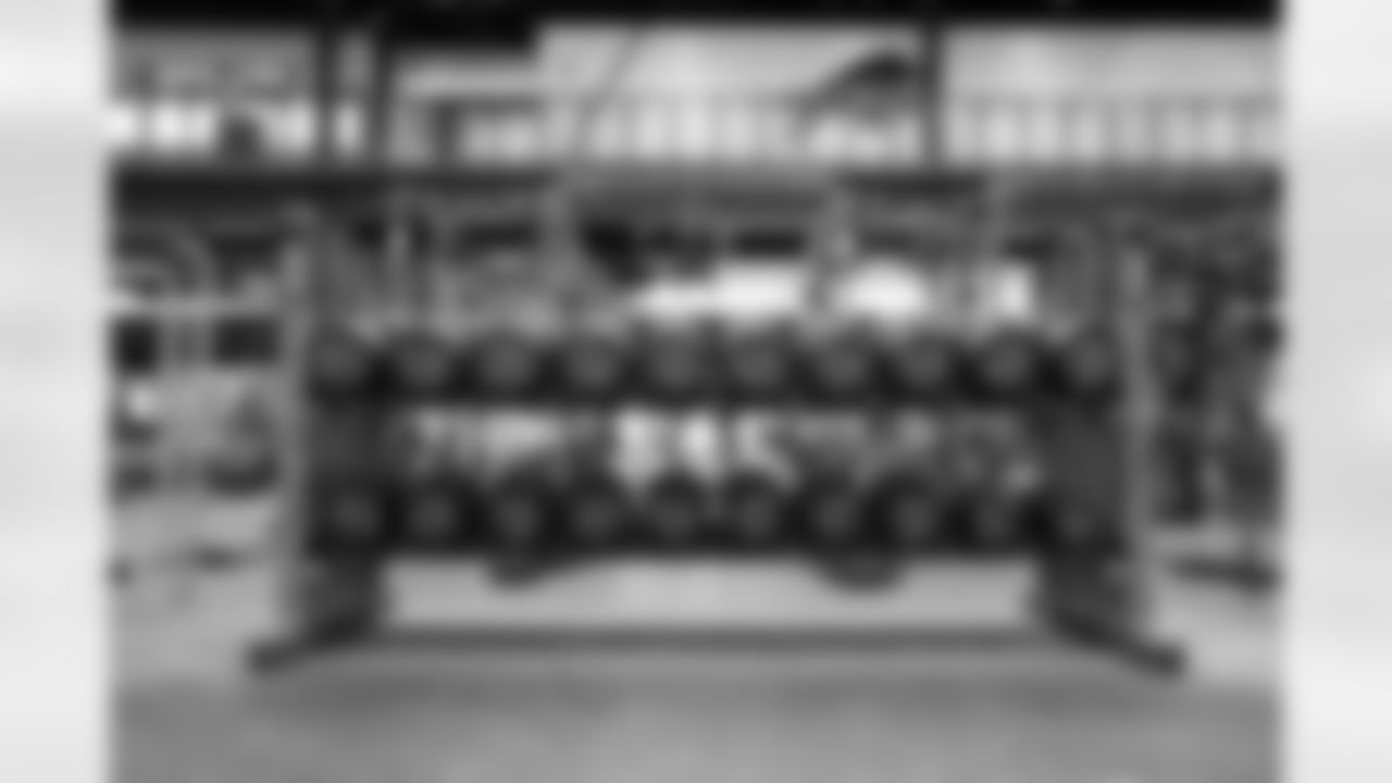 The Buffalo Bills workout at One Bills Drive, April 25, 2023 in Orchard Park, NY.