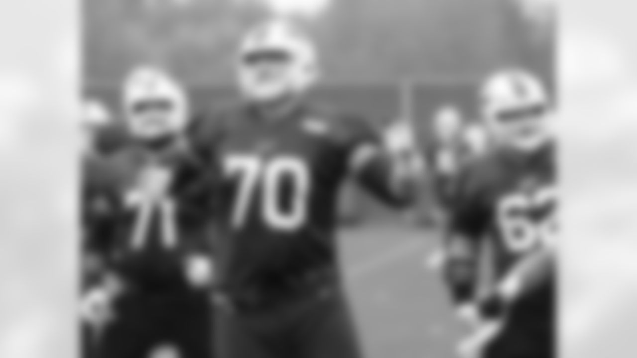 Alec Anderson (70). Buffalo Bills Week 3 practice, September 22, 2022 at One Bills Drive.