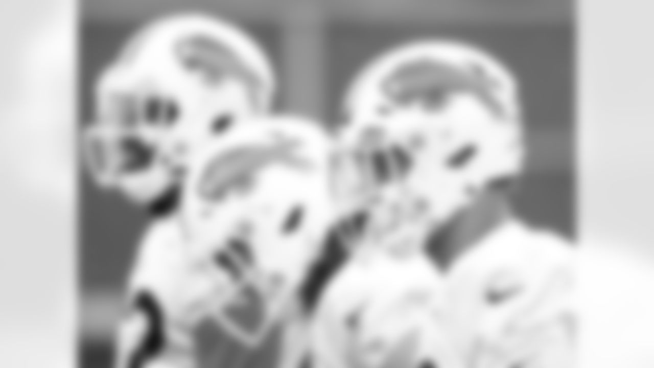 Terrel Bernard (43). Buffalo Bills Week 3 practice, September 22, 2022 at One Bills Drive.