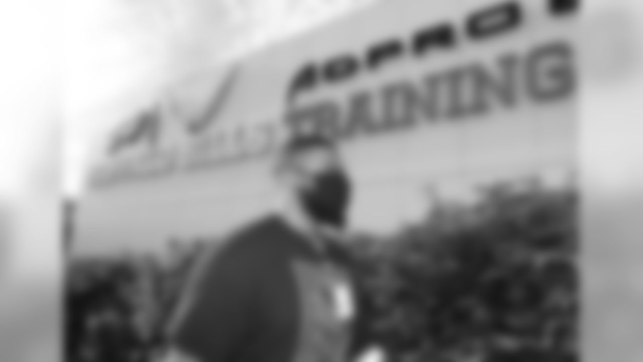 Buffalo Bills players arrive at One Bills Drive on August 1, 2020.
Photo by Bill Wippert