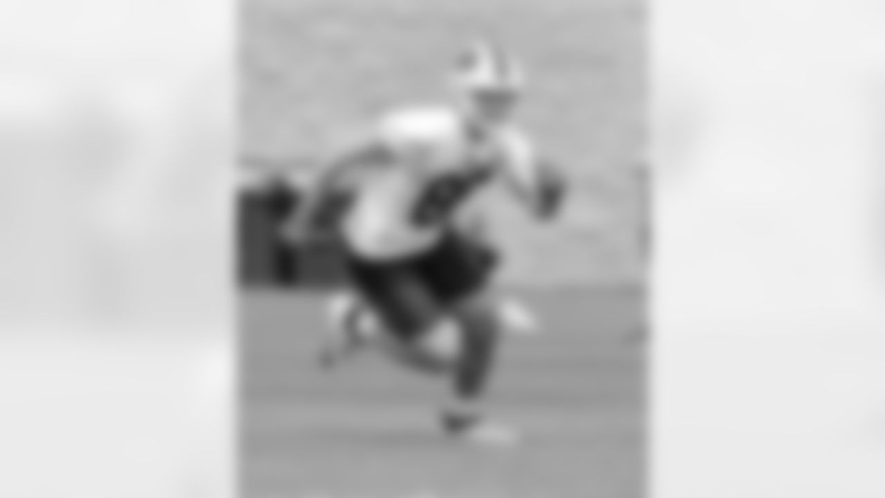Dalton Kincaid (86). Buffalo Bills Organized Team Activity, May 23, 2023 at One Bills Drive.