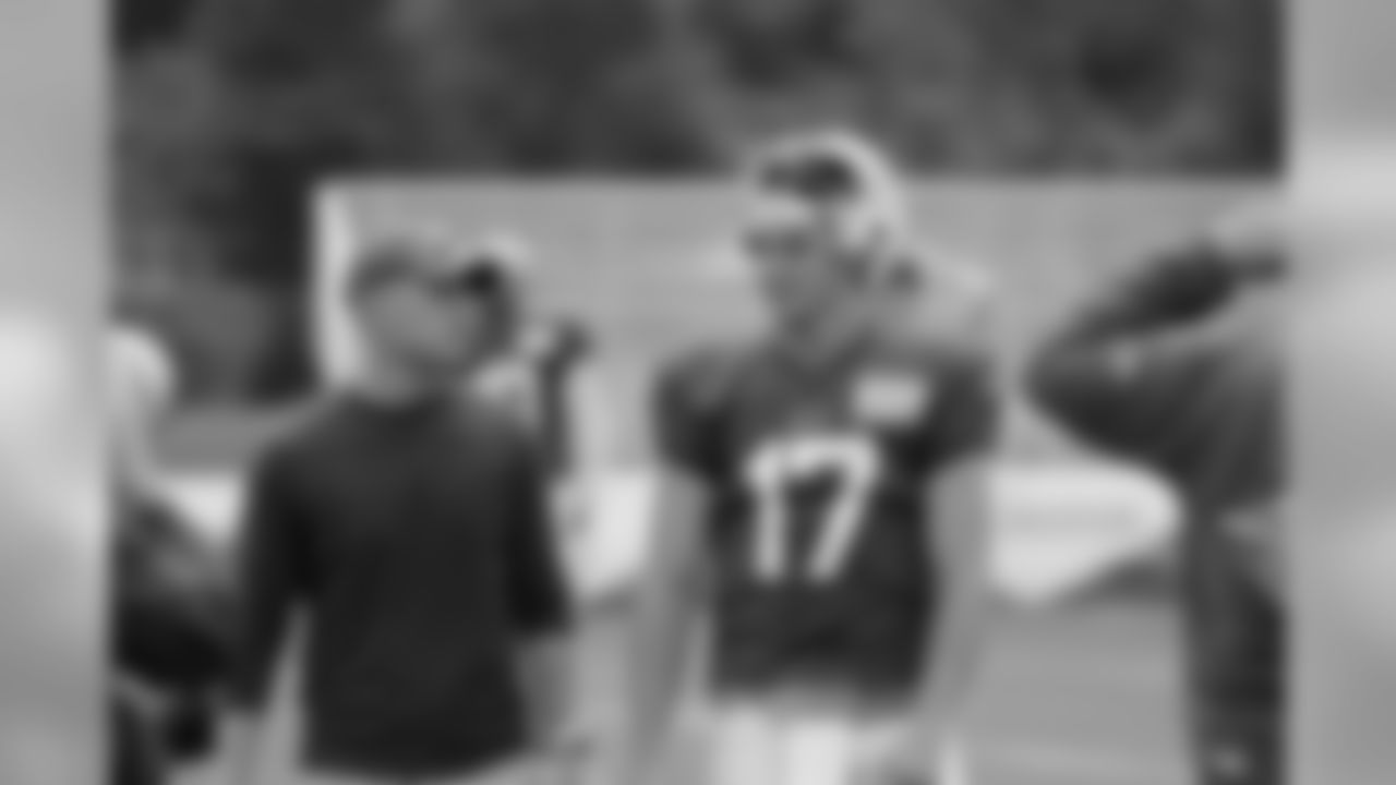 Buffalo Bills qb Josh Allen #17 - 2018 Buffalo Bills Training Camp at St. John Fisher College.
Photo by Bill Wippert
August 1, 2018