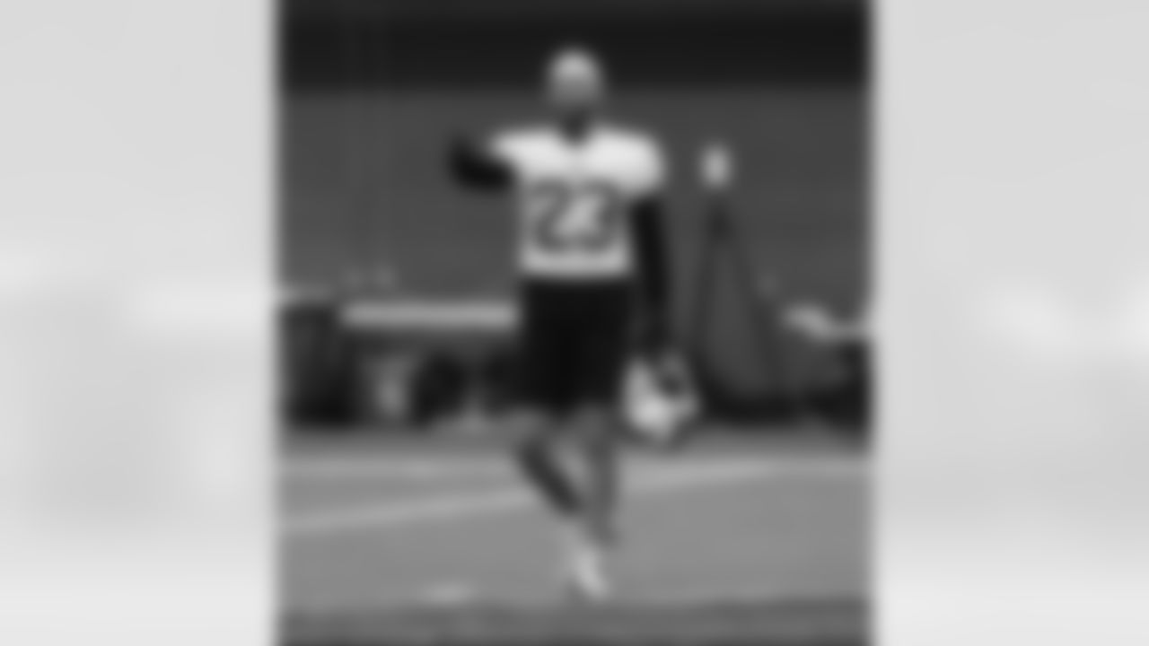 Micah Hyde (23). Buffalo Bills Week 18 practice, January 7, 2022. Photo by Bill Wippert