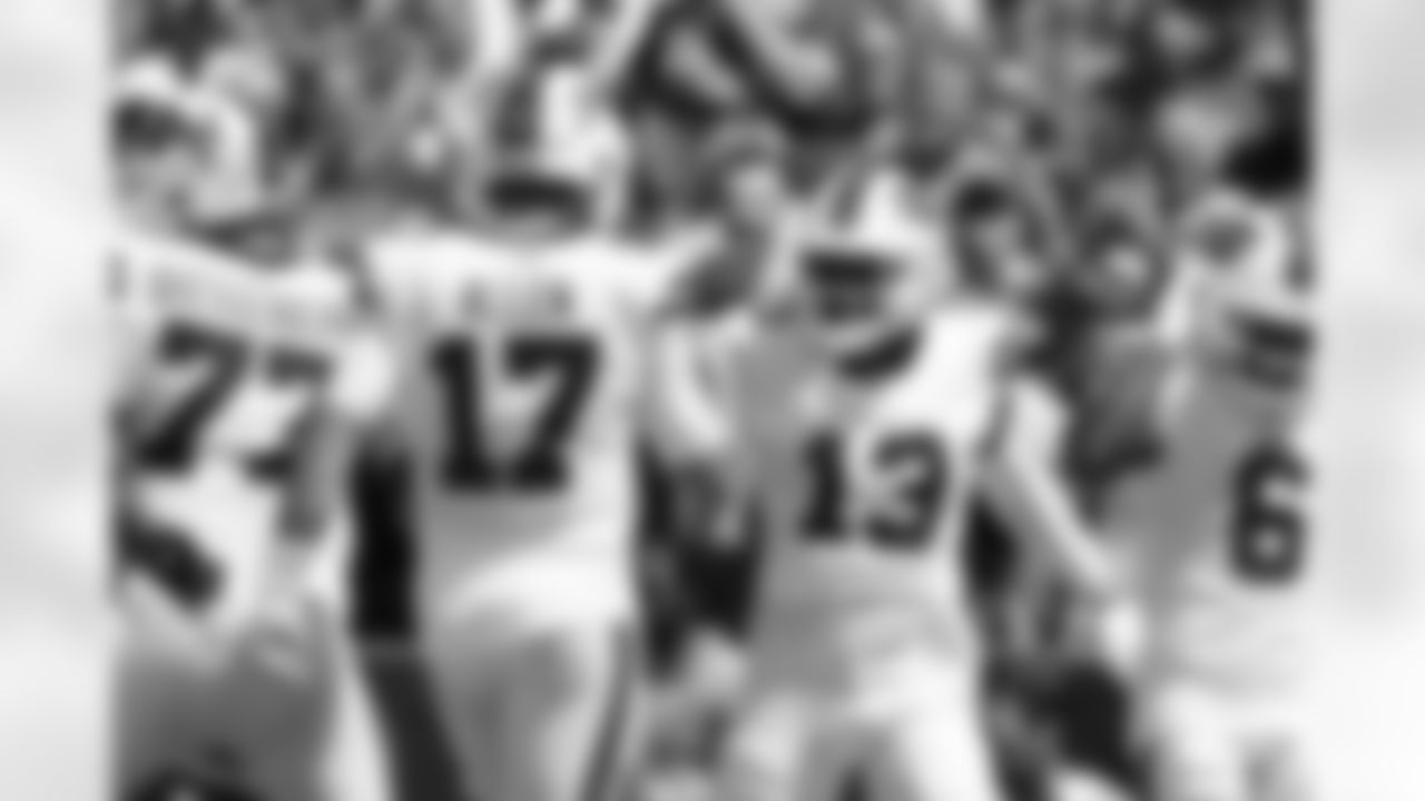 Josh Allen (17) Gabe Davis (13). Buffalo Bills vs Denver Broncos, Preseason Week 2, August 20, 2022 at Highmark Stadium.   Photo by Ben Green