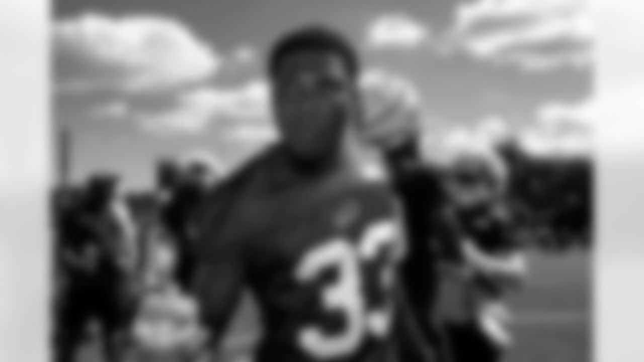 Siran Neal (33). Day Five of Buffalo Bills Training Camp at St. John Fisher July 29, 2022. Photo by Ben Green