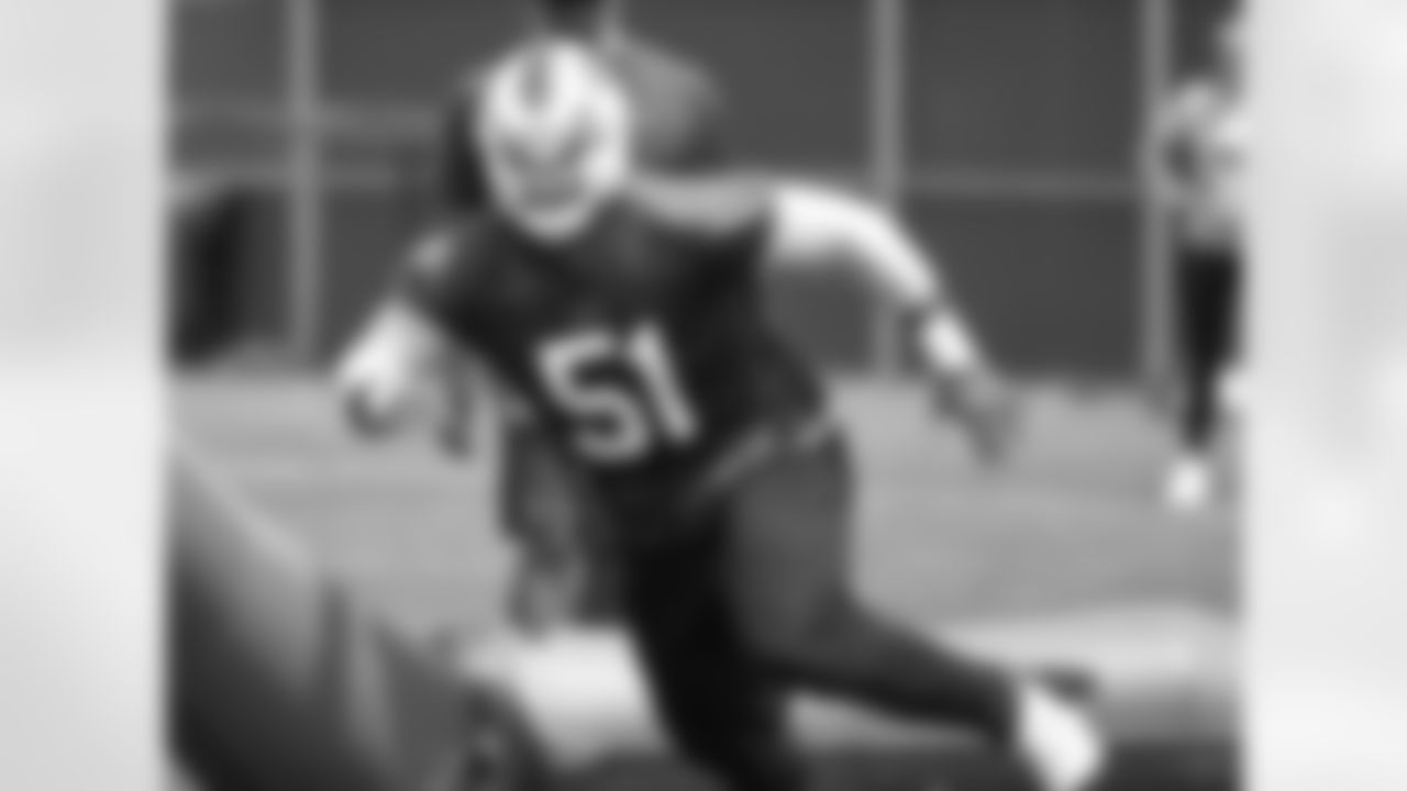 Eli Ankou (51). Day Two Buffalo Bills Mandatory Minicamp, June 15, 2022. Photo by Bill Wippert
