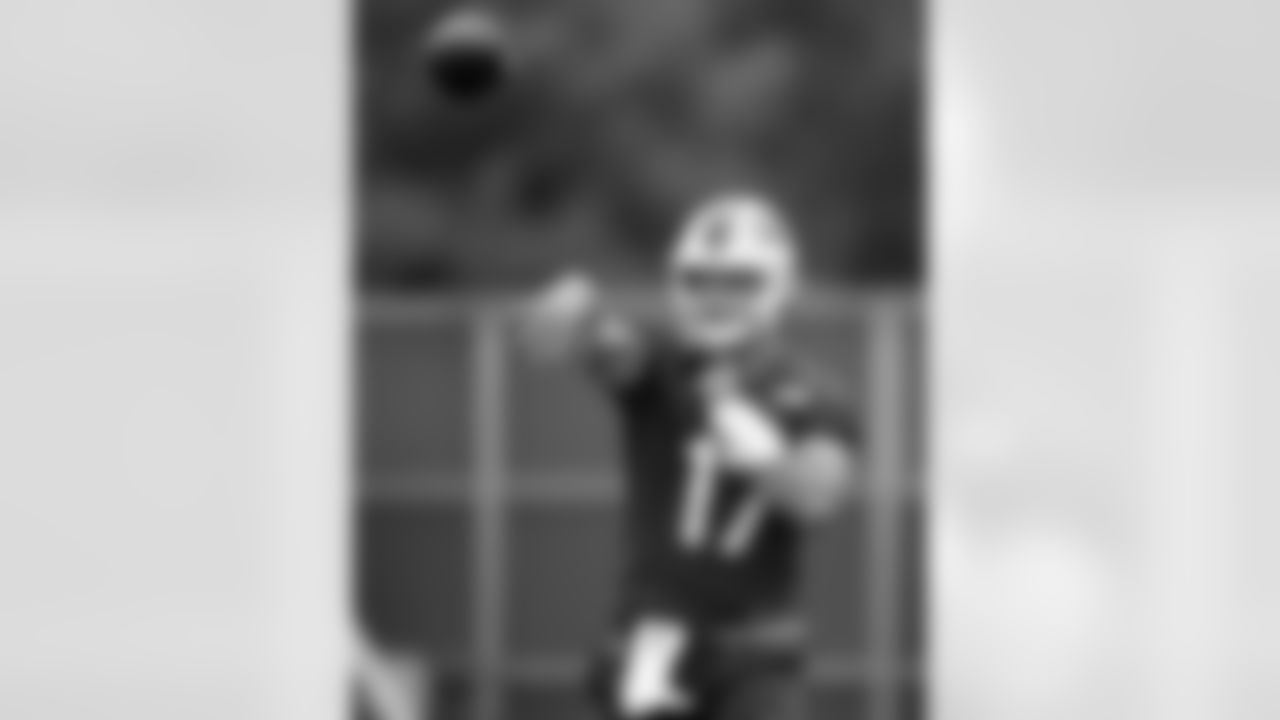 Josh Allen (17). Buffalo Bills Training Camp at One Bills Drive, August 22, 2022. Photo by Ben Green