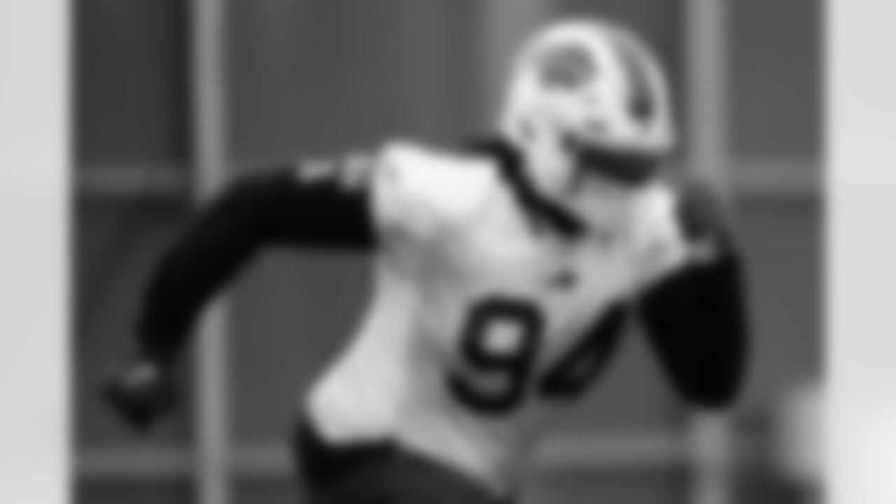 Vernon Butler (94). Buffalo Bills Week 15 practice, December 16, 2021. Photo by James Acton