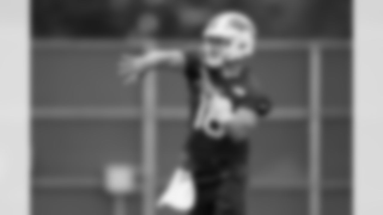 Case Keenum (18). Buffalo Bills Training Camp at One Bills Drive, August 22, 2022. Photo by Ben Green