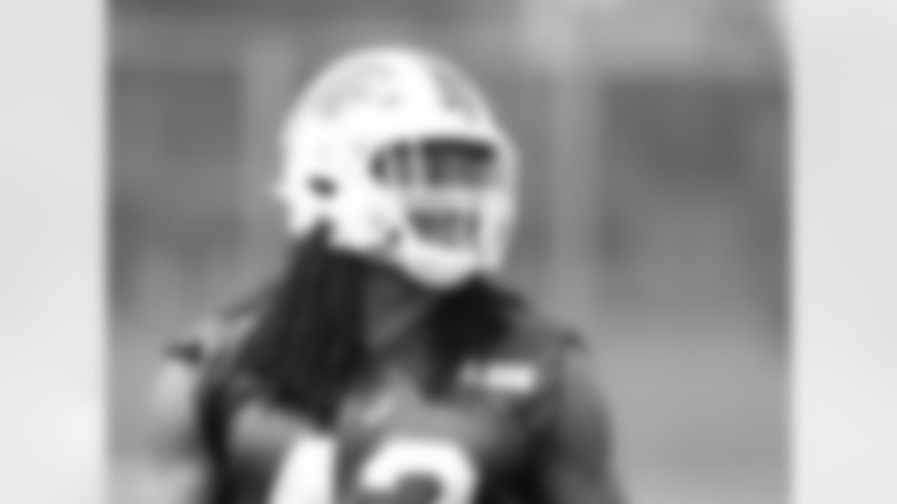 Dorian Williams (42). Buffalo Bills Organized Team Activity, May 23, 2023 at One Bills Drive.