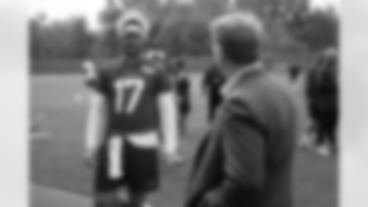 NFL Commissioner Roger Goodell tours Buffalo Bills OTA workouts, June 5, 2023 at One Bills Drive.