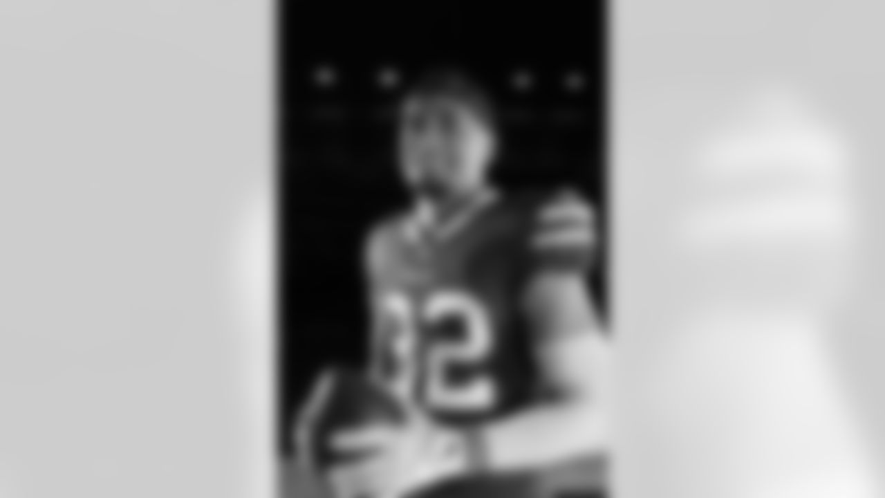 Neil Pau'u (82) at 2022 Buffalo Bills Media Day, May 12, 2022.
Photo by Bill Wippert