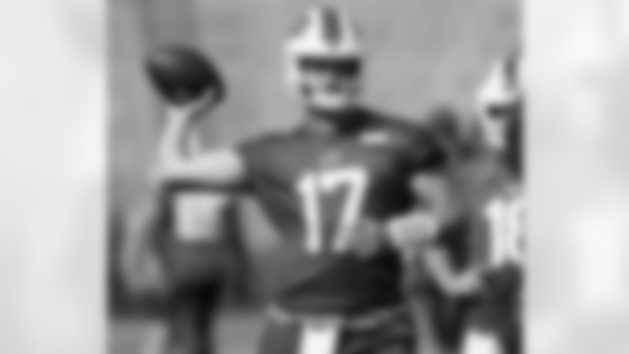 Josh Allen (17). Buffalo Bills Week 2 practice, September 17, 2022 at Highmark Stadium.